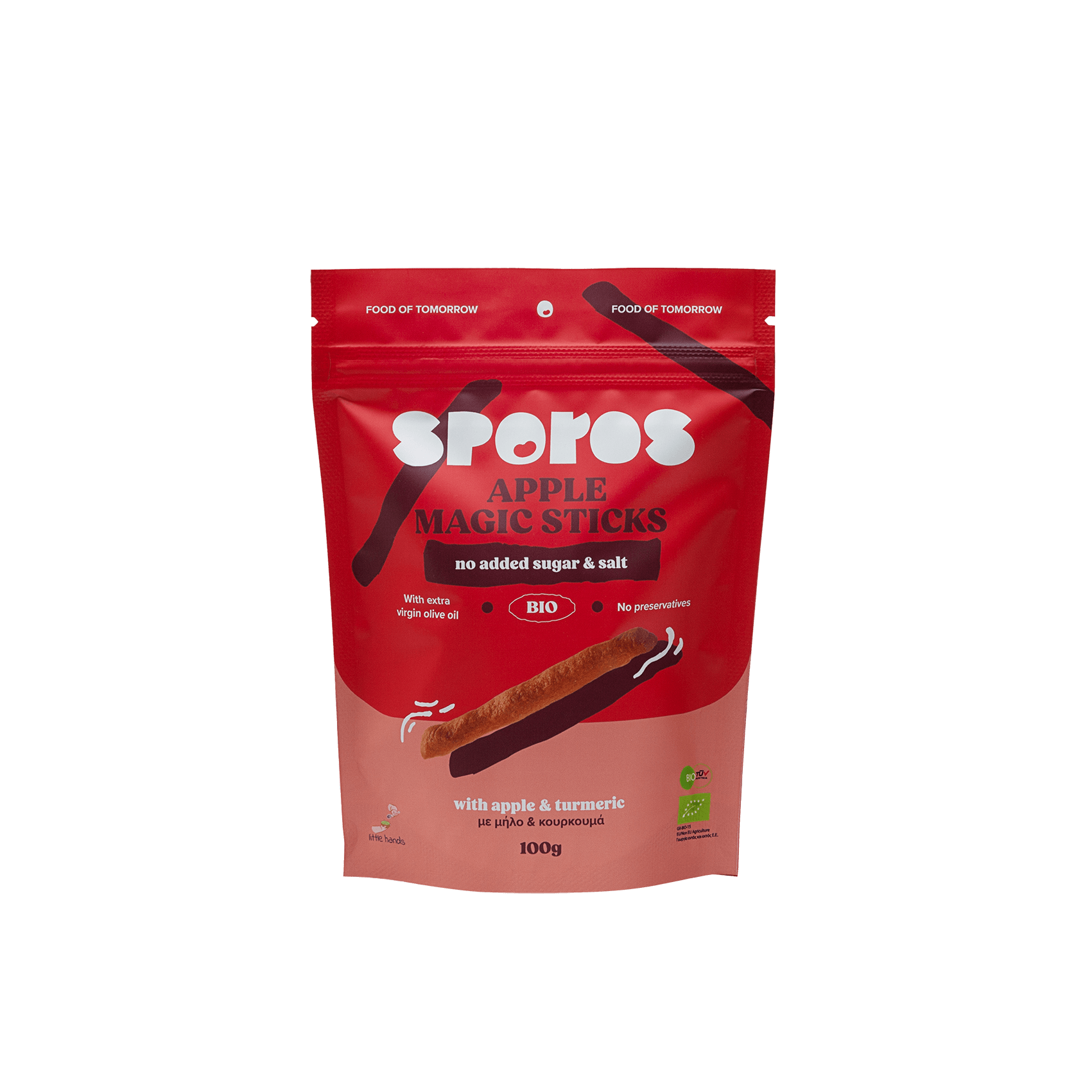 Apple Magic Sticks Bio 100Gr Sporos Meals